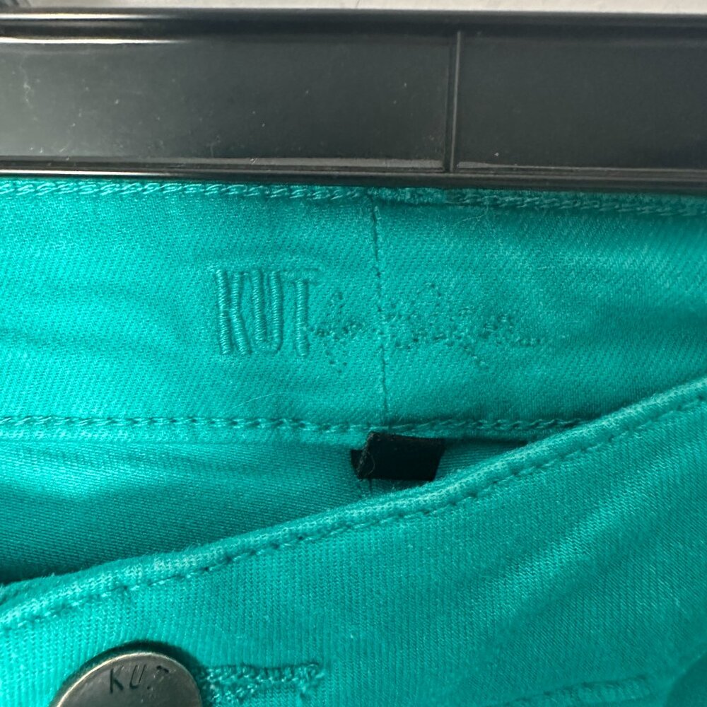 EUC Womens Kut from the Kloth Denim Jeans Teal Green 20W 20 Stretchy - Picture 2 of 5